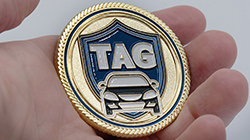 Custom challenge coins.